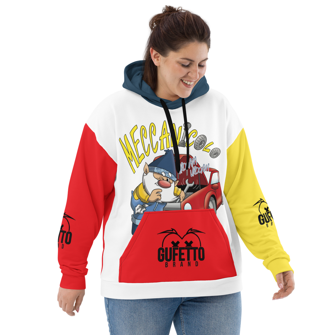 Felpa con cappuccio Uomo/Donna MECCANICOLO - Gufetto Brand 