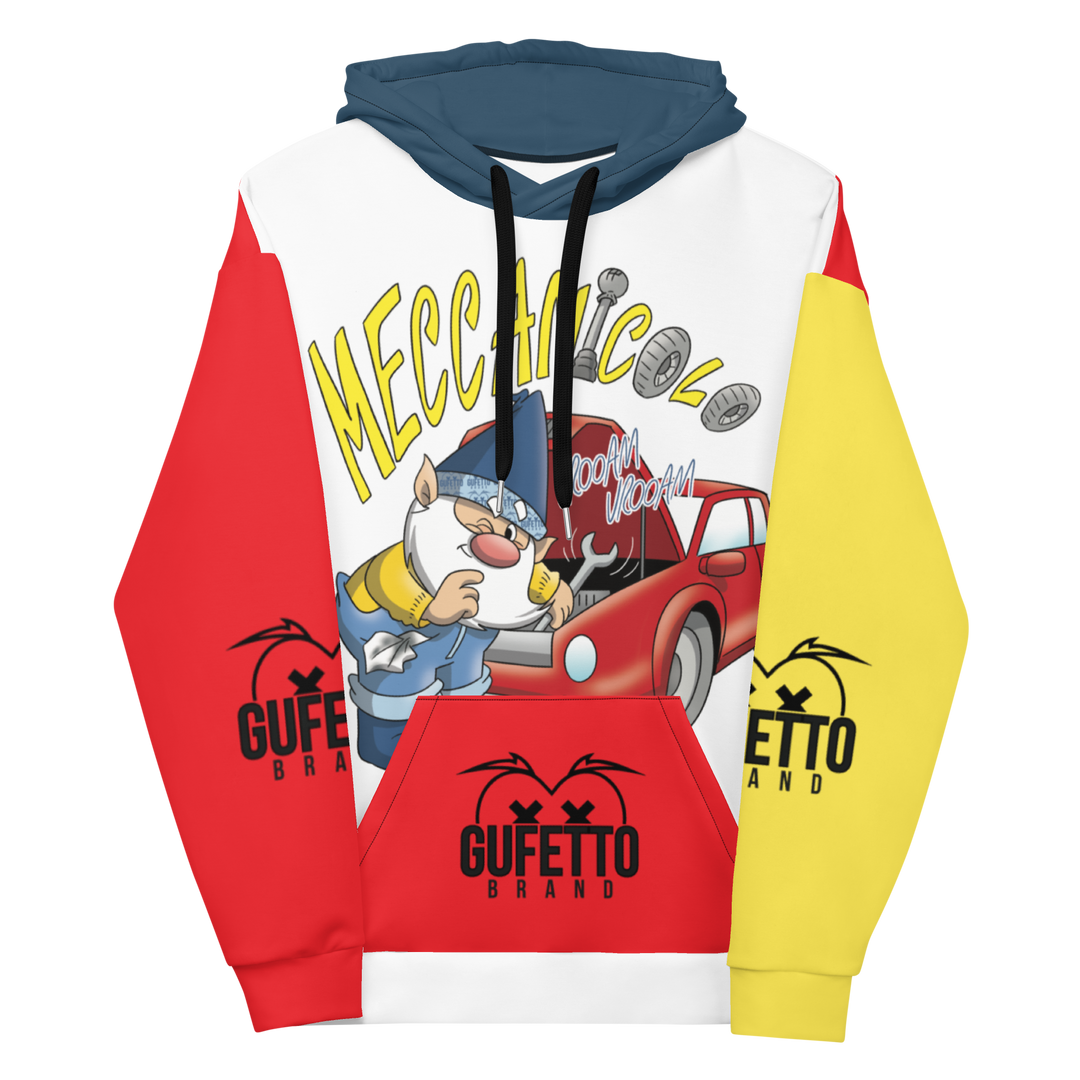 Felpa con cappuccio Uomo/Donna MECCANICOLO - Gufetto Brand 