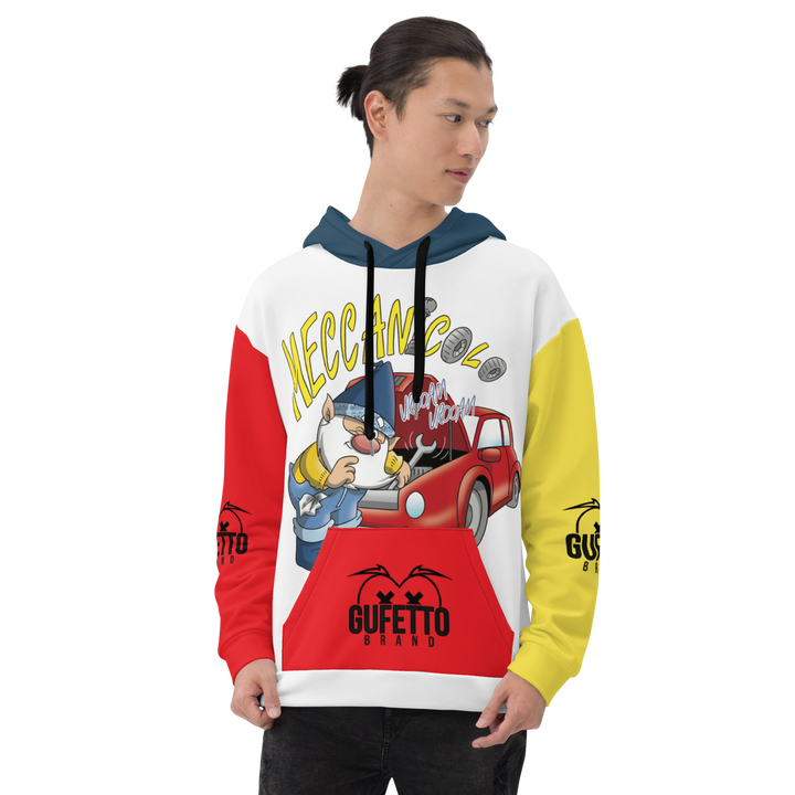 Felpa con cappuccio Uomo/Donna MECCANICOLO - Gufetto Brand 