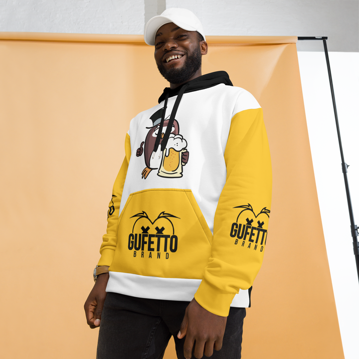 Felpa con cappuccio GUFETTO BIRRA - Gufetto Brand 