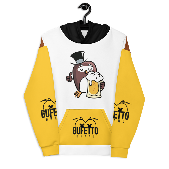 Felpa con cappuccio GUFETTO BIRRA - Gufetto Brand 