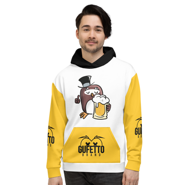 Felpa con cappuccio GUFETTO BIRRA