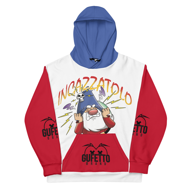 Felpa con cappuccio Uomo/Donna INCAZZATOLO - Gufetto Brand 