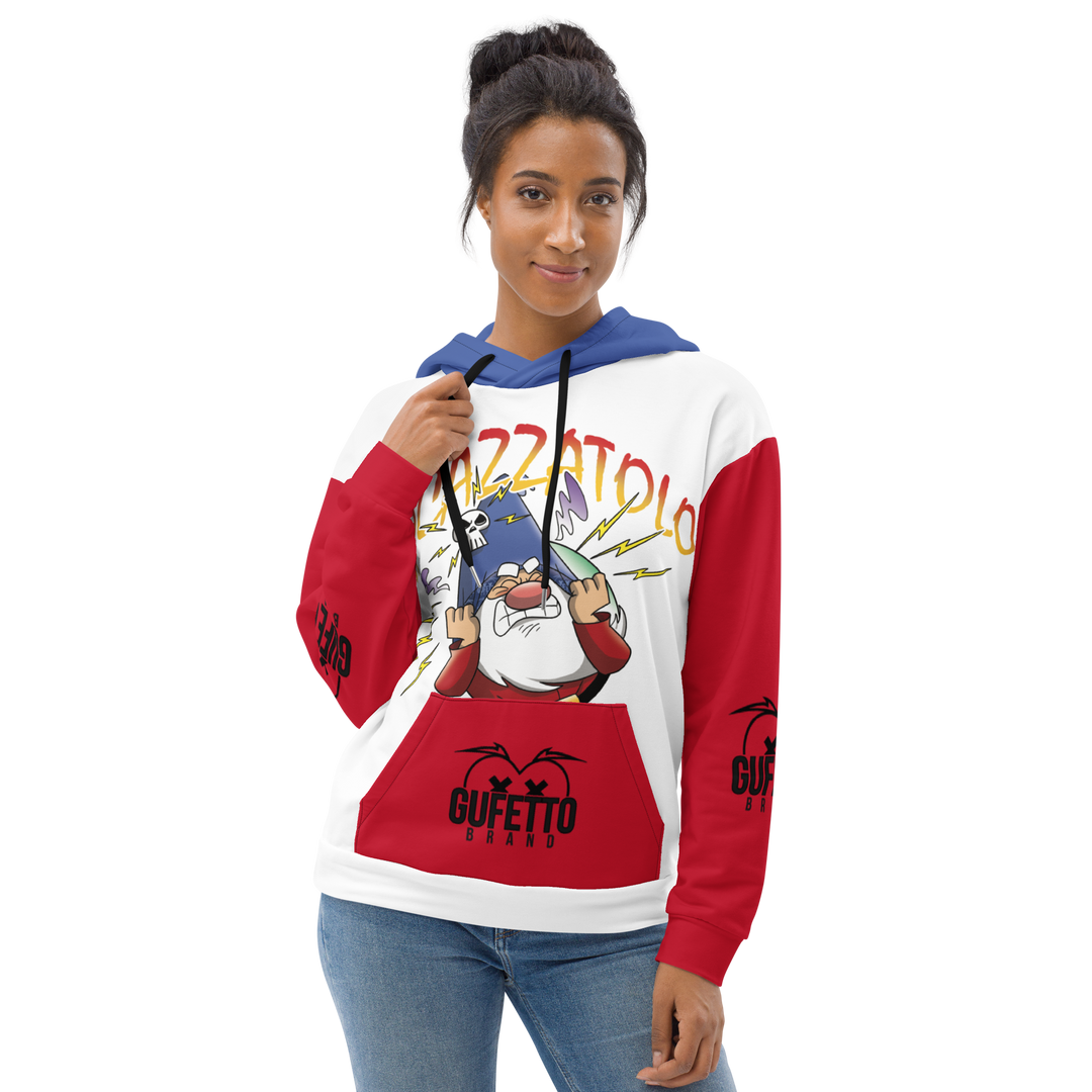 Felpa con cappuccio Uomo/Donna INCAZZATOLO - Gufetto Brand 