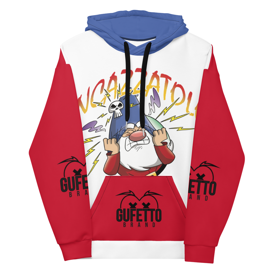 Felpa con cappuccio Uomo/Donna INCAZZATOLO - Gufetto Brand 
