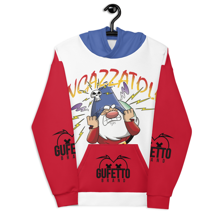 Felpa con cappuccio Uomo/Donna INCAZZATOLO - Gufetto Brand 