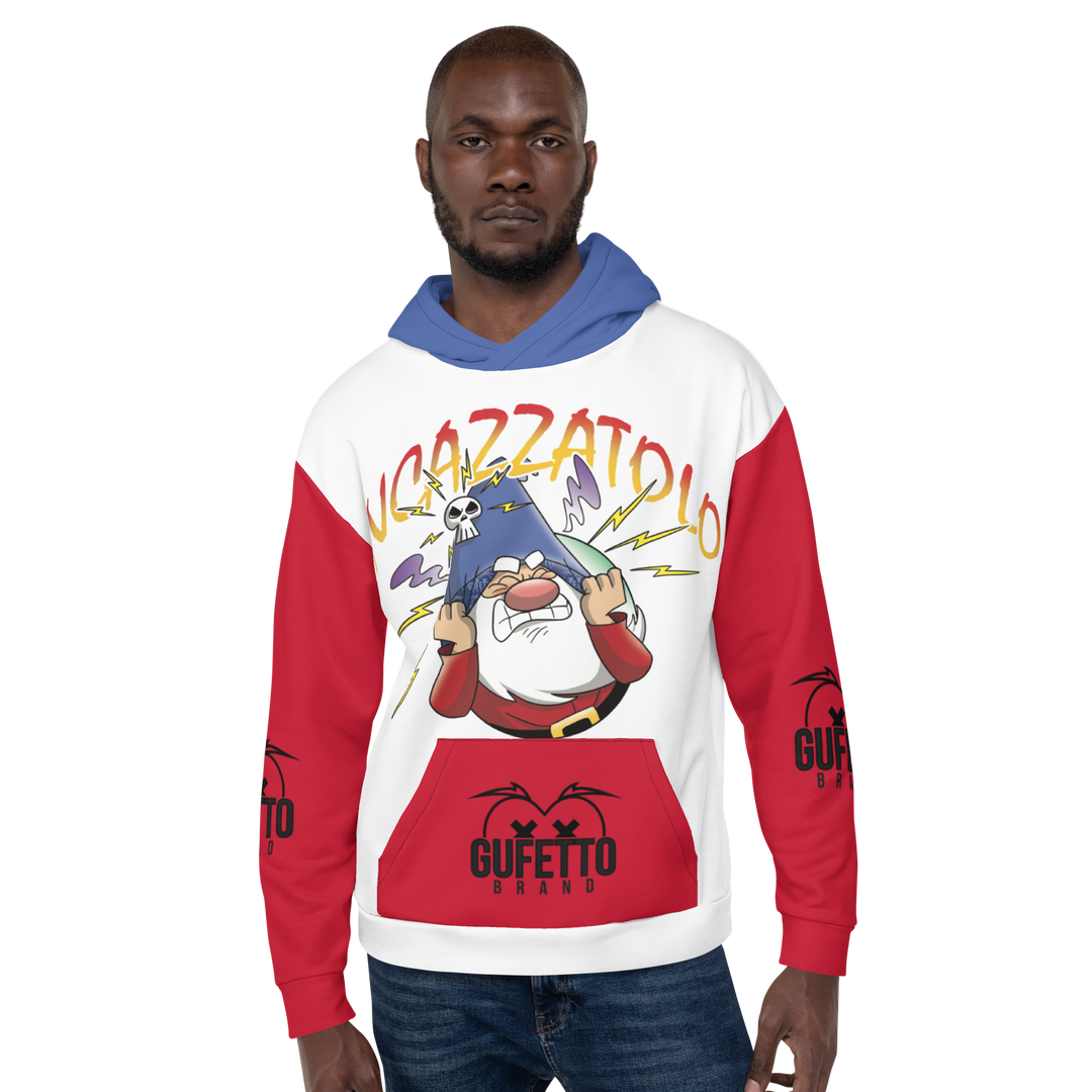 Felpa con cappuccio Uomo/Donna INCAZZATOLO - Gufetto Brand 