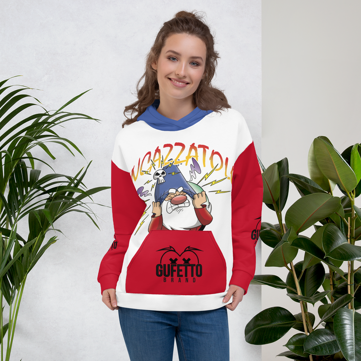 Felpa con cappuccio Uomo/Donna INCAZZATOLO - Gufetto Brand 