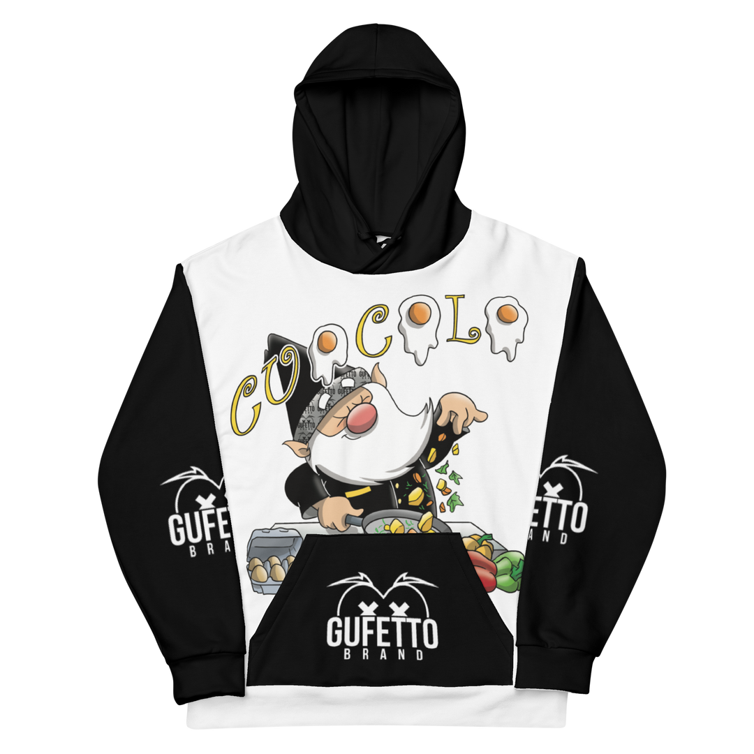 Felpa con cappuccio Uomo/Donna CUOCOLO - Gufetto Brand 