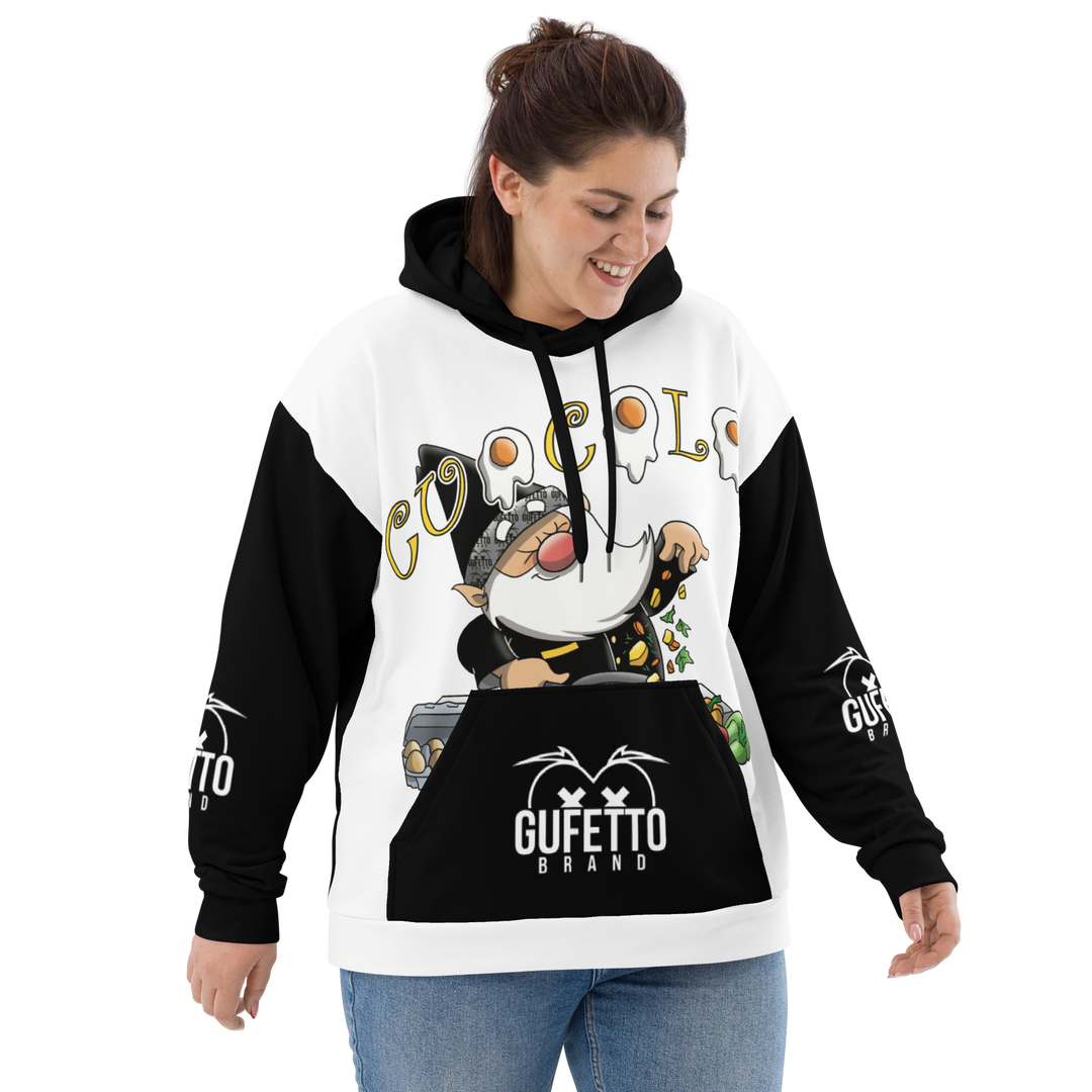 Felpa con cappuccio Uomo/Donna CUOCOLO - Gufetto Brand 