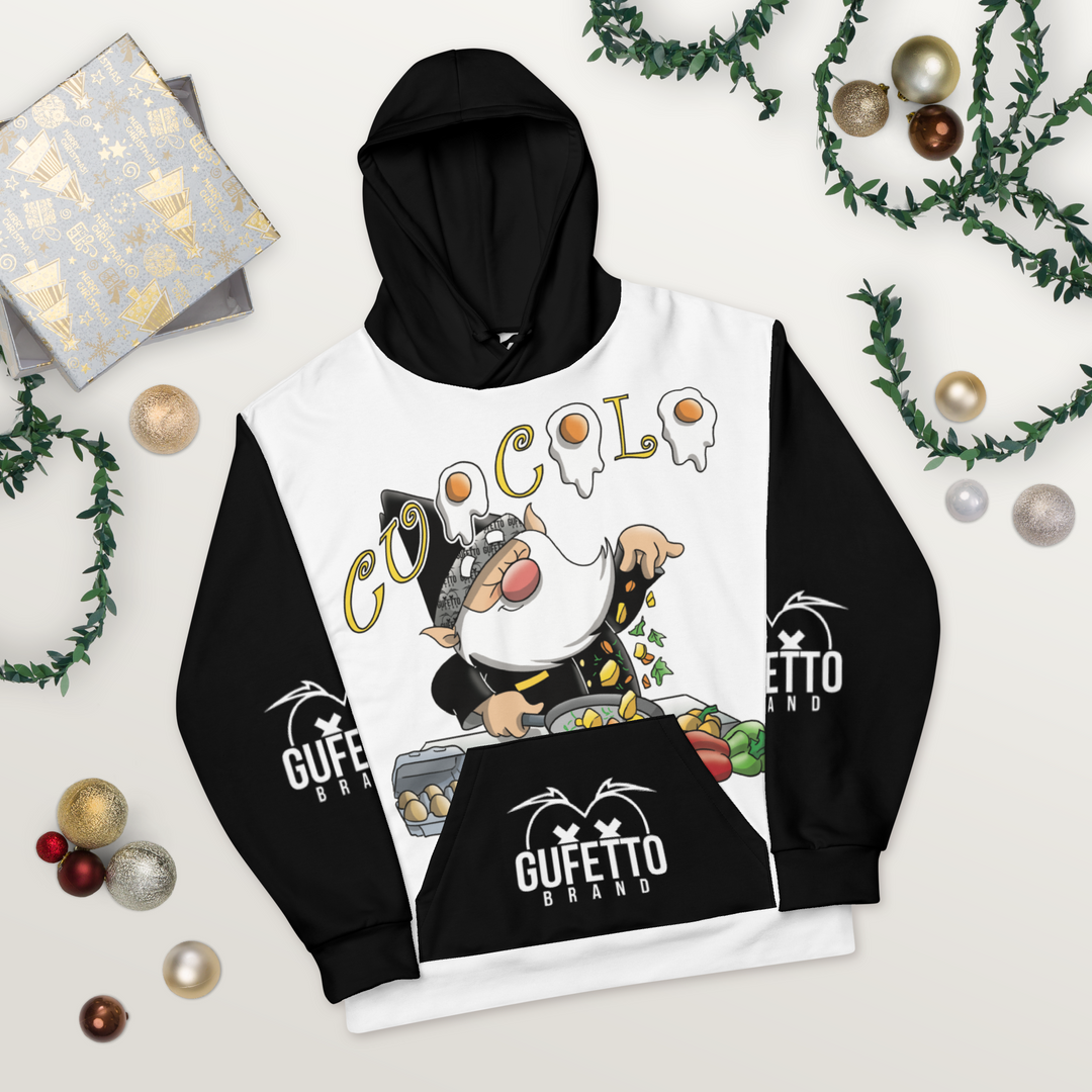 Felpa con cappuccio Uomo/Donna CUOCOLO - Gufetto Brand 