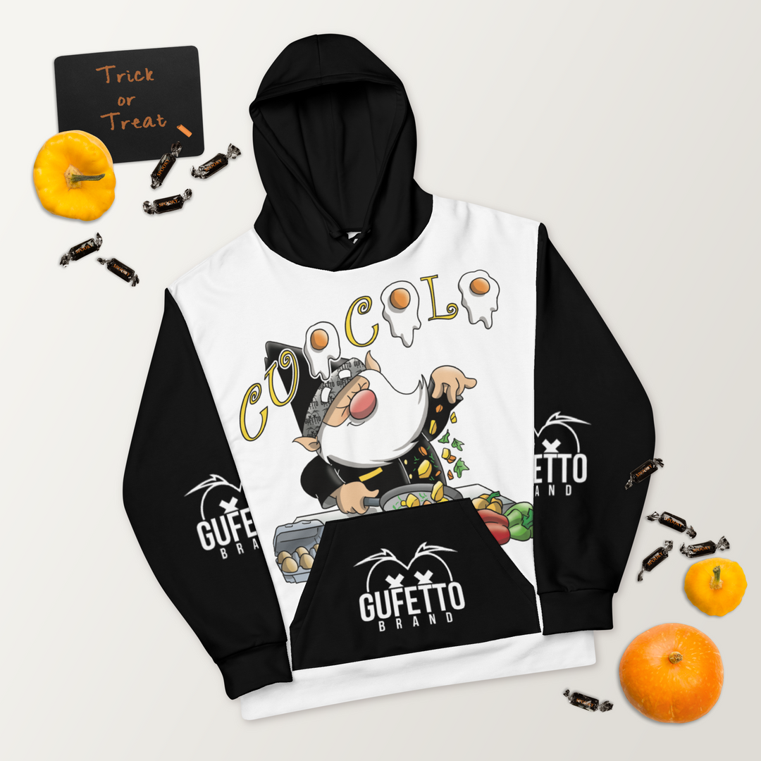 Felpa con cappuccio Uomo/Donna CUOCOLO - Gufetto Brand 