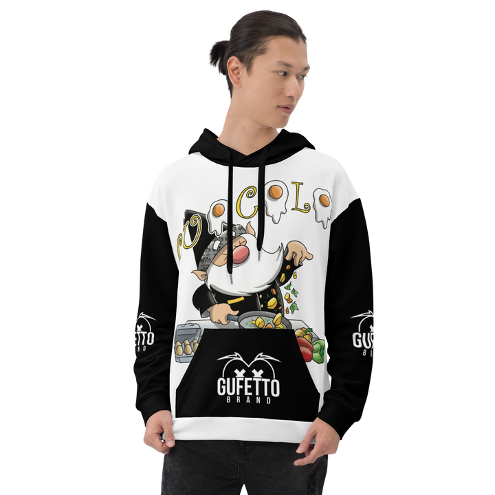 Felpa con cappuccio Uomo/Donna CUOCOLO - Gufetto Brand 