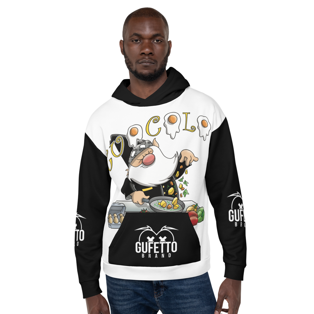 Felpa con cappuccio Uomo/Donna CUOCOLO - Gufetto Brand 