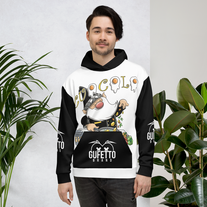 Felpa con cappuccio Uomo/Donna CUOCOLO - Gufetto Brand 