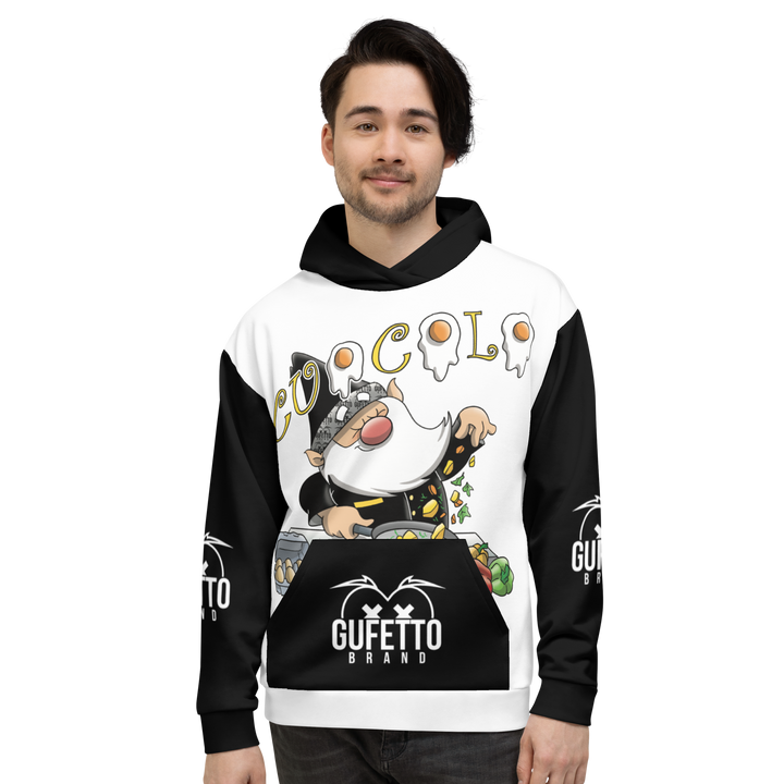 Felpa con cappuccio Uomo/Donna CUOCOLO - Gufetto Brand 