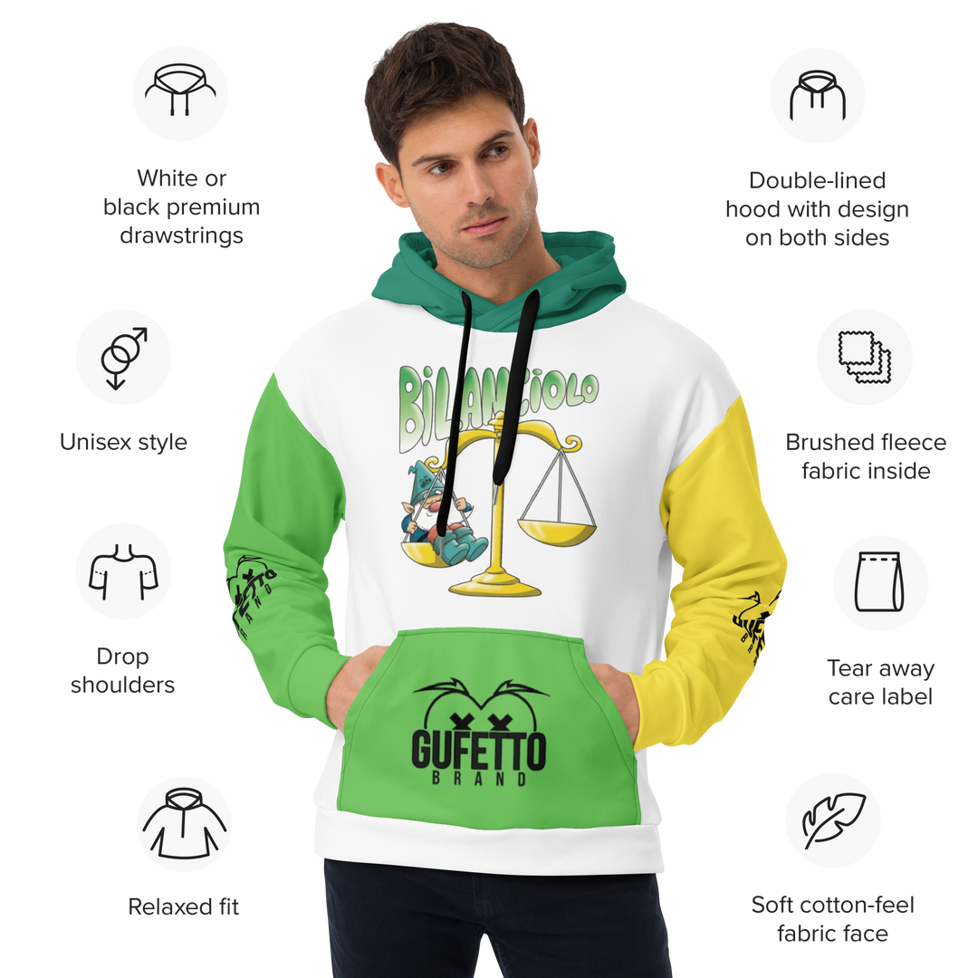 Felpa con cappuccio Uomo/Donna BILANCIOLO - Gufetto Brand 