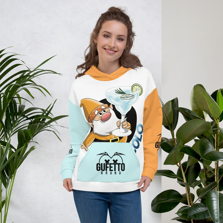 Felpa con cappuccio Uomo/Donna GINTONICOLO - Gufetto Brand 