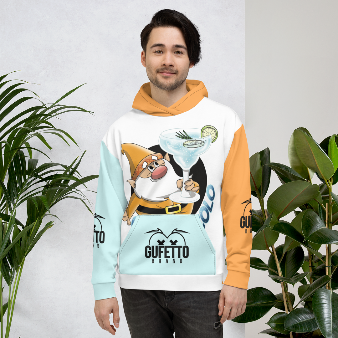 Felpa con cappuccio Uomo/Donna GINTONICOLO - Gufetto Brand 