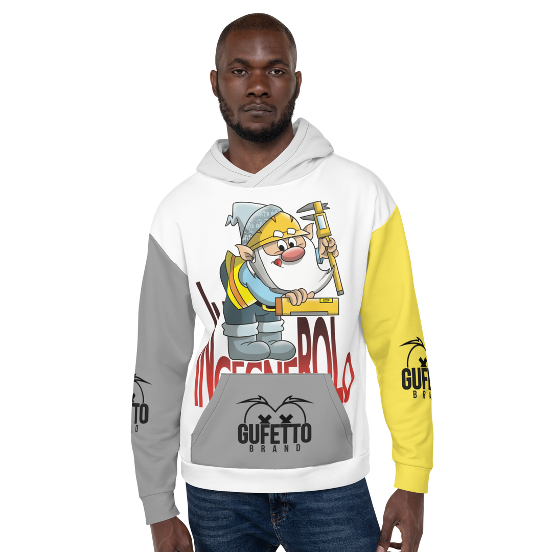Felpa con cappuccio Uomo/Donna INGEGNEROLO - Gufetto Brand 