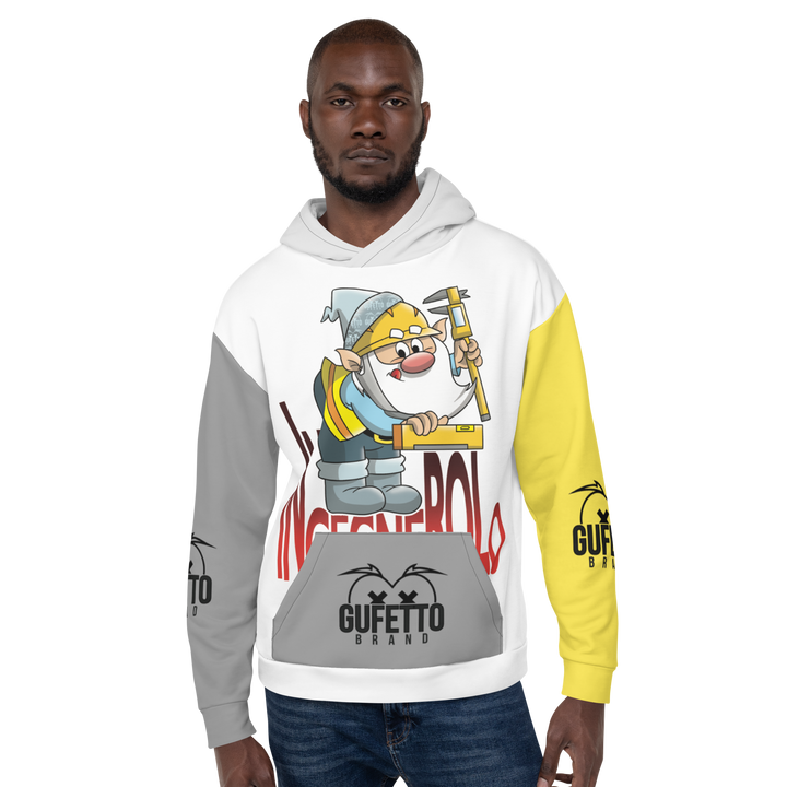 Felpa con cappuccio Uomo/Donna INGEGNEROLO - Gufetto Brand 