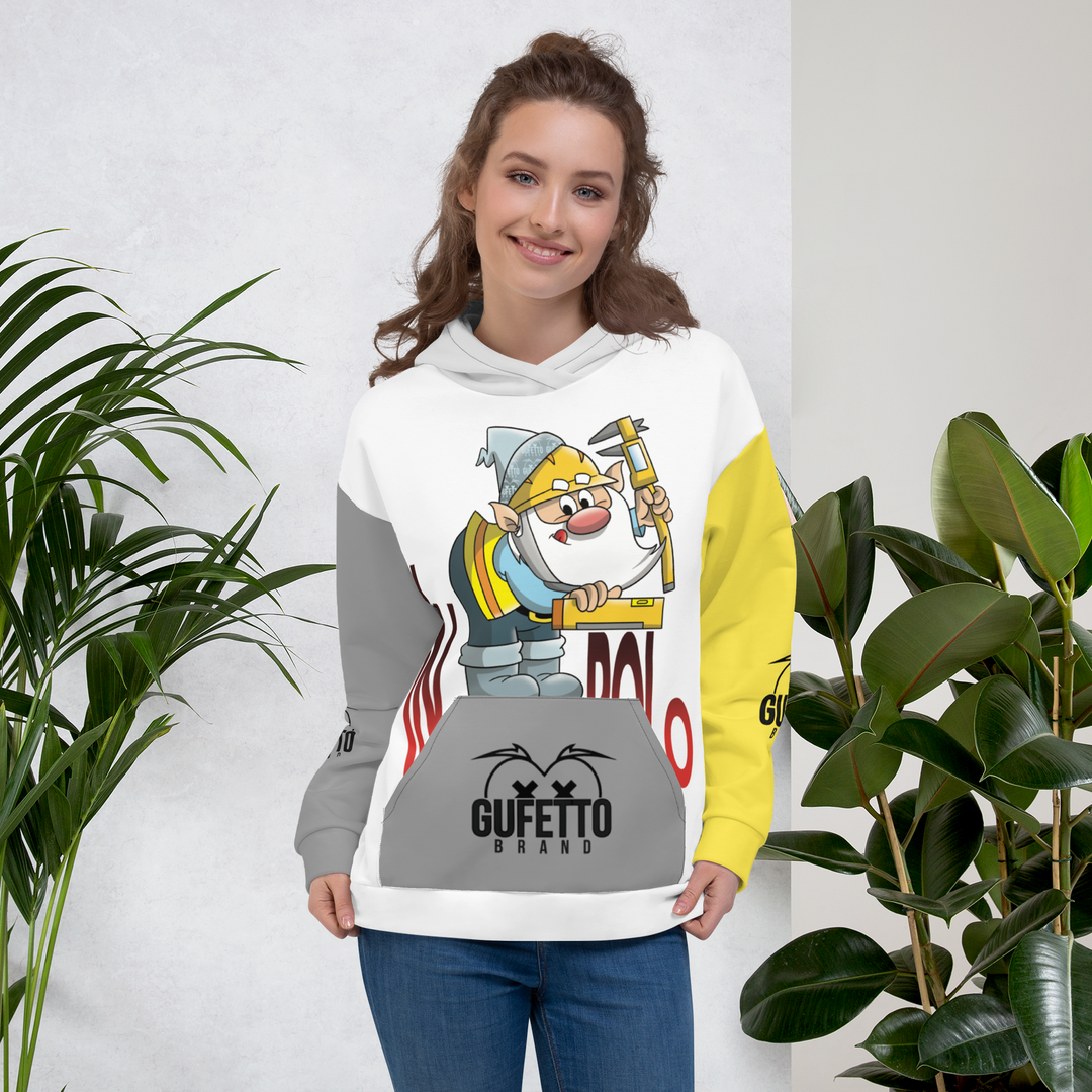 Felpa con cappuccio Uomo/Donna INGEGNEROLO - Gufetto Brand 