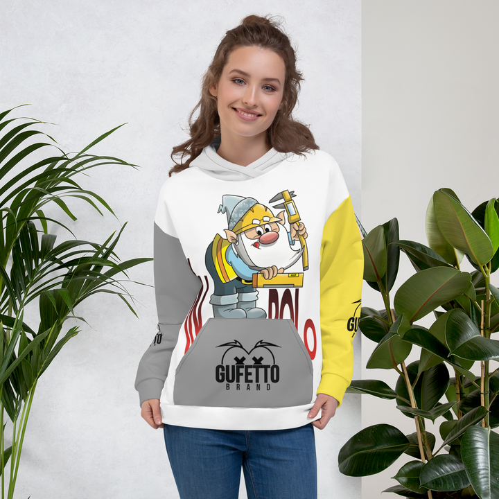 Felpa con cappuccio Uomo/Donna INGEGNEROLO - Gufetto Brand 