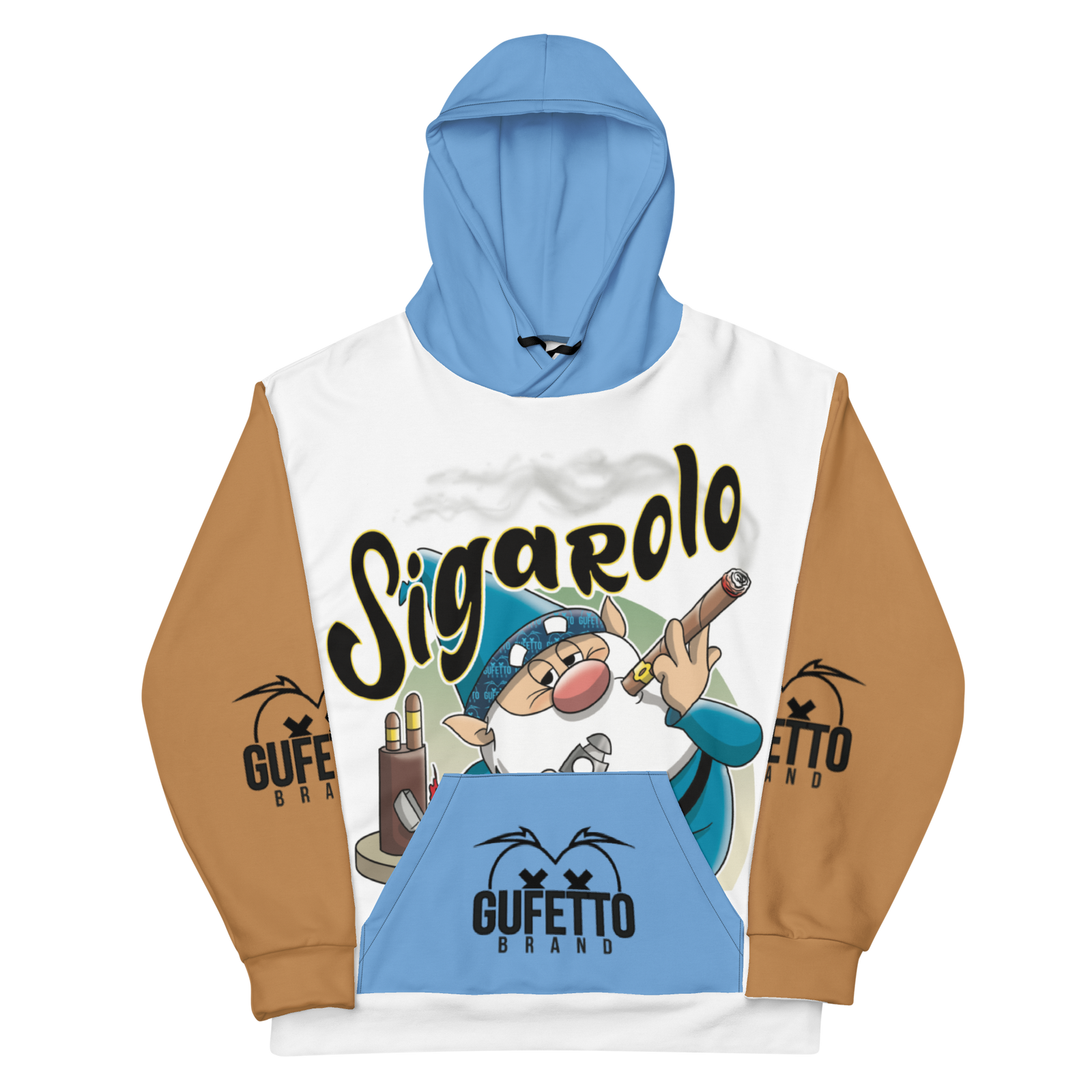 Felpa con cappuccio Uomo/Donna SIGAROLO - Gufetto Brand 