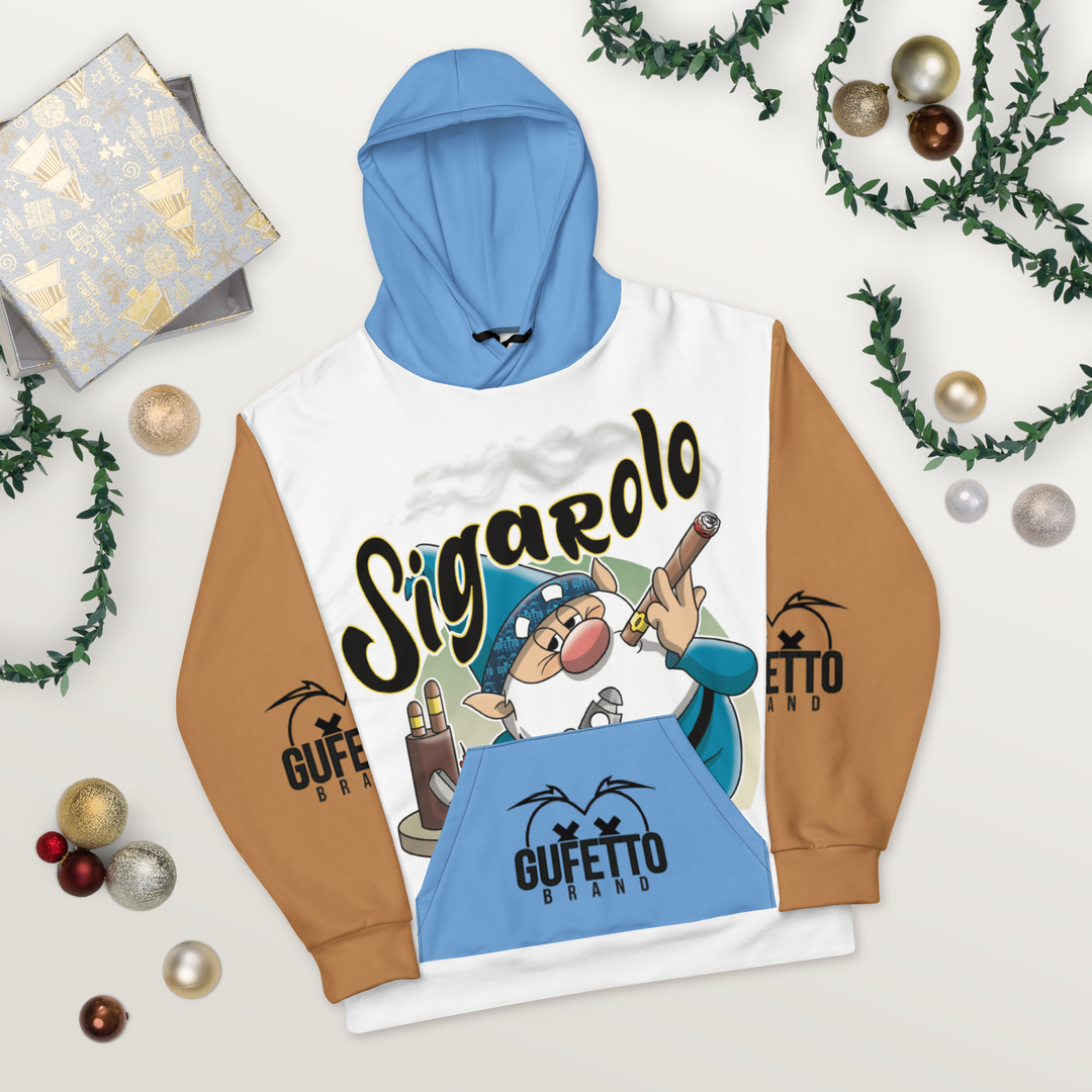 Felpa con cappuccio Uomo/Donna SIGAROLO - Gufetto Brand 