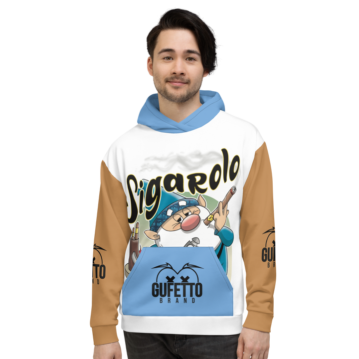 Felpa con cappuccio Uomo/Donna SIGAROLO - Gufetto Brand 