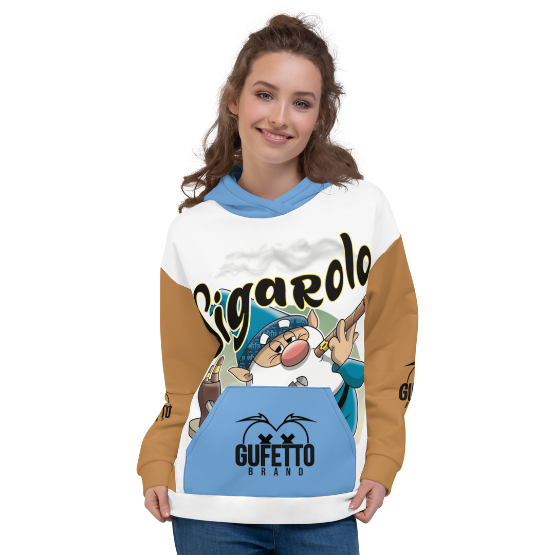 Felpa con cappuccio Uomo/Donna SIGAROLO - Gufetto Brand 