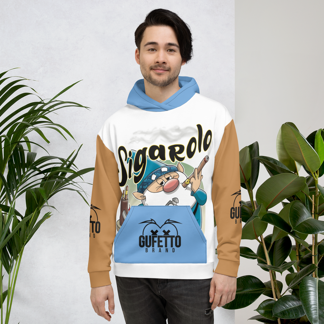 Felpa con cappuccio Uomo/Donna SIGAROLO - Gufetto Brand 