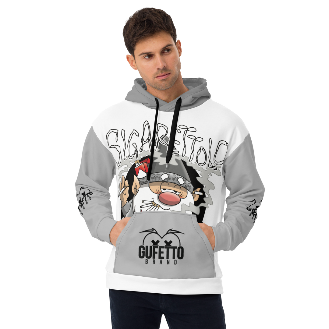 Felpa con cappuccio Uomo/Donna SIGARETTOLO - Gufetto Brand 