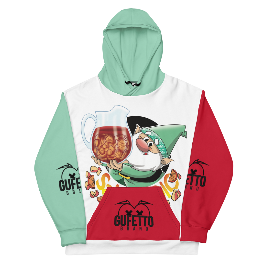 Felpa con cappuccio Uomo/Donna SANGRIOLO - Gufetto Brand 