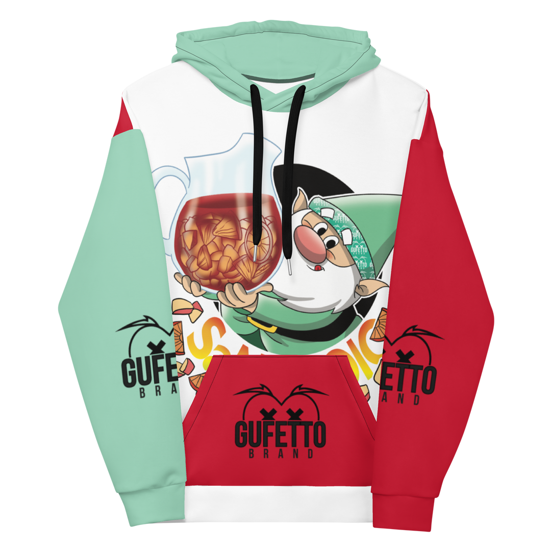 Felpa con cappuccio Uomo/Donna SANGRIOLO - Gufetto Brand 