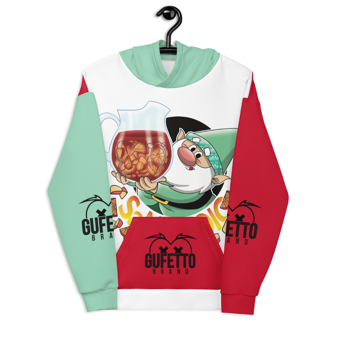 Felpa con cappuccio Uomo/Donna SANGRIOLO - Gufetto Brand 