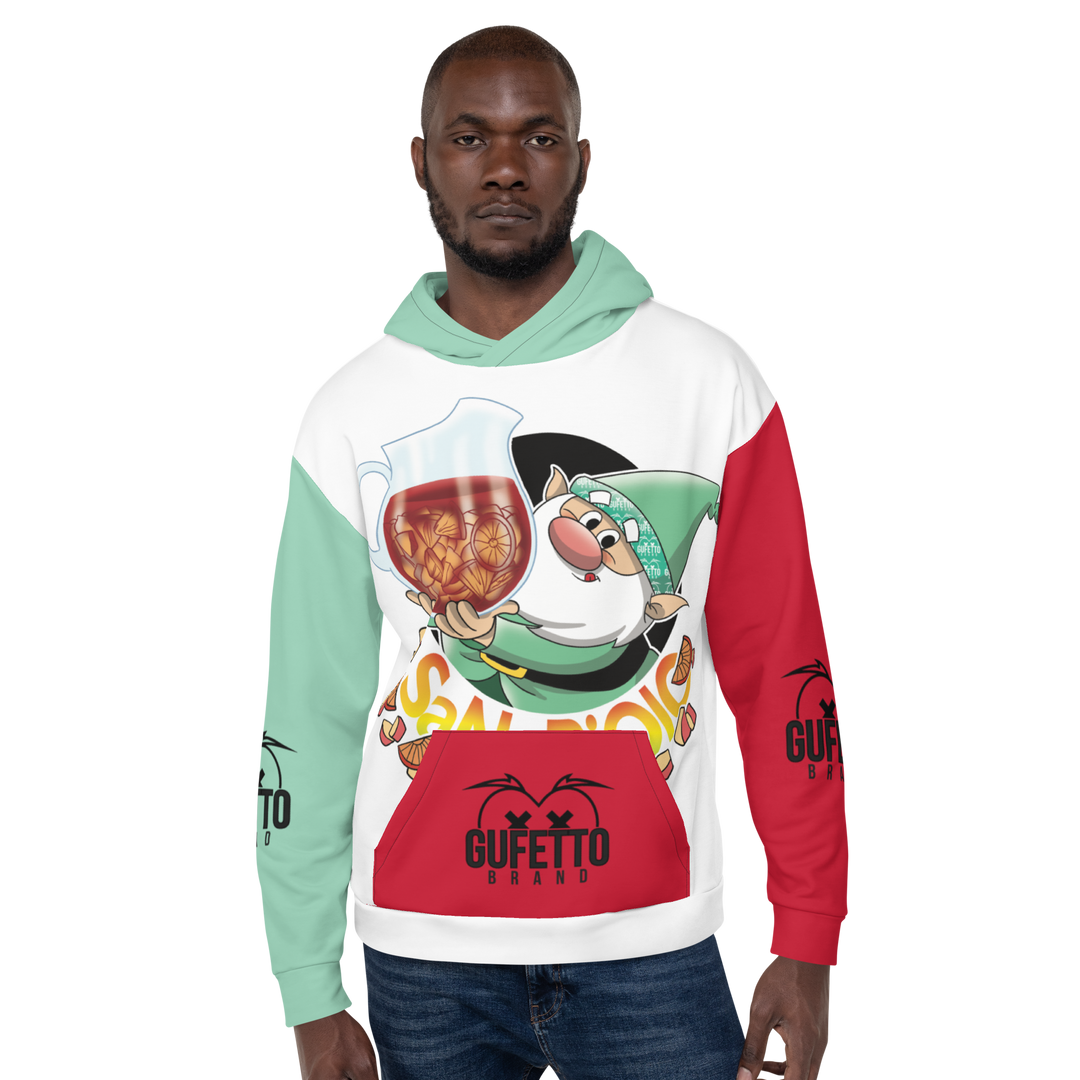 Felpa con cappuccio Uomo/Donna SANGRIOLO - Gufetto Brand 