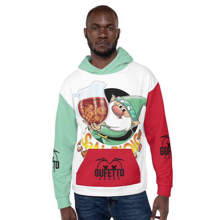 Felpa con cappuccio Uomo/Donna SANGRIOLO - Gufetto Brand 