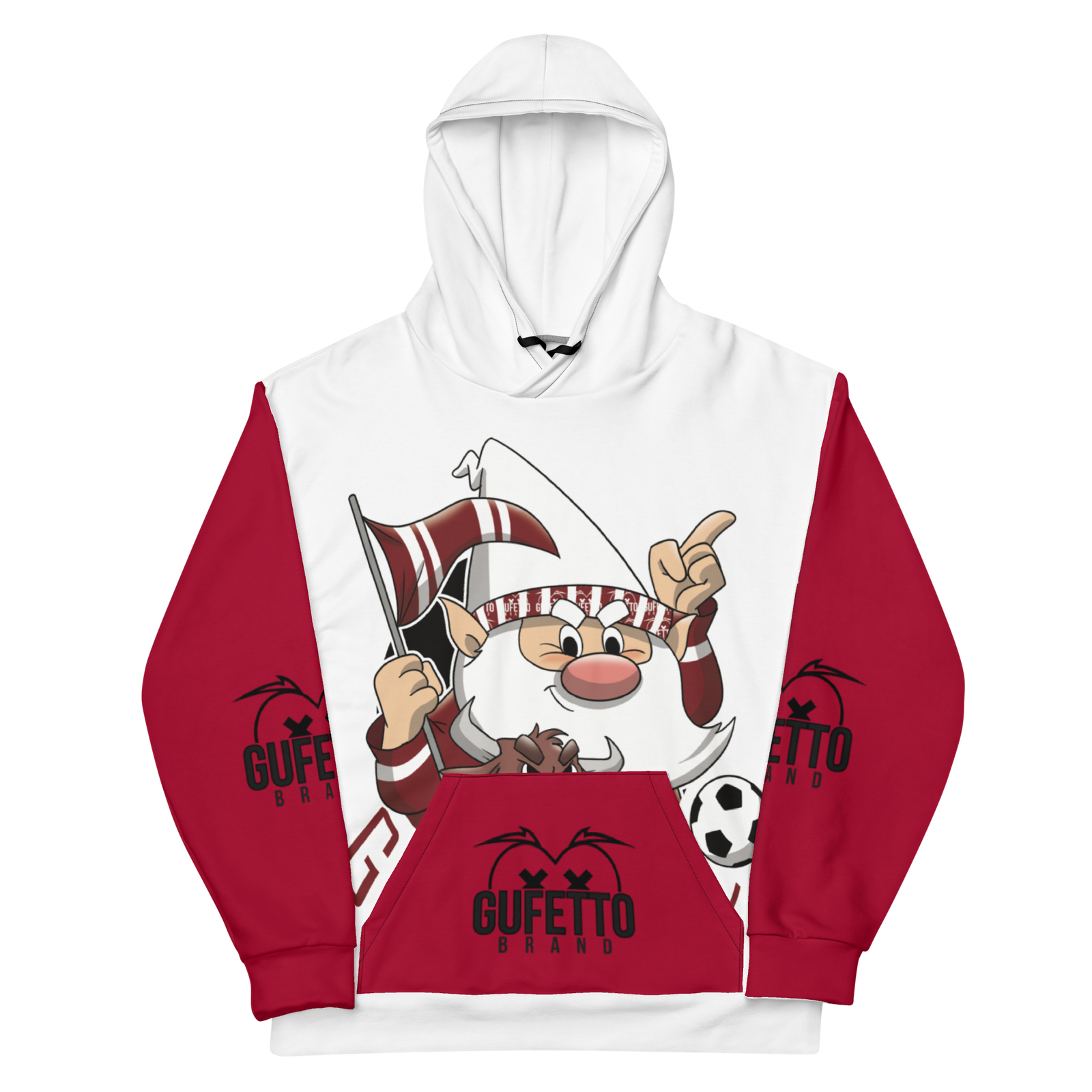 Felpa con cappuccio Uomo/Donna GRANATOLO - Gufetto Brand 