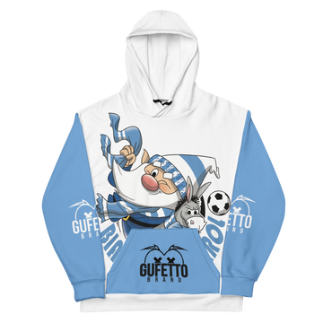 Felpa con cappuccio Uomo/Donna BIANCO AZZURROLO