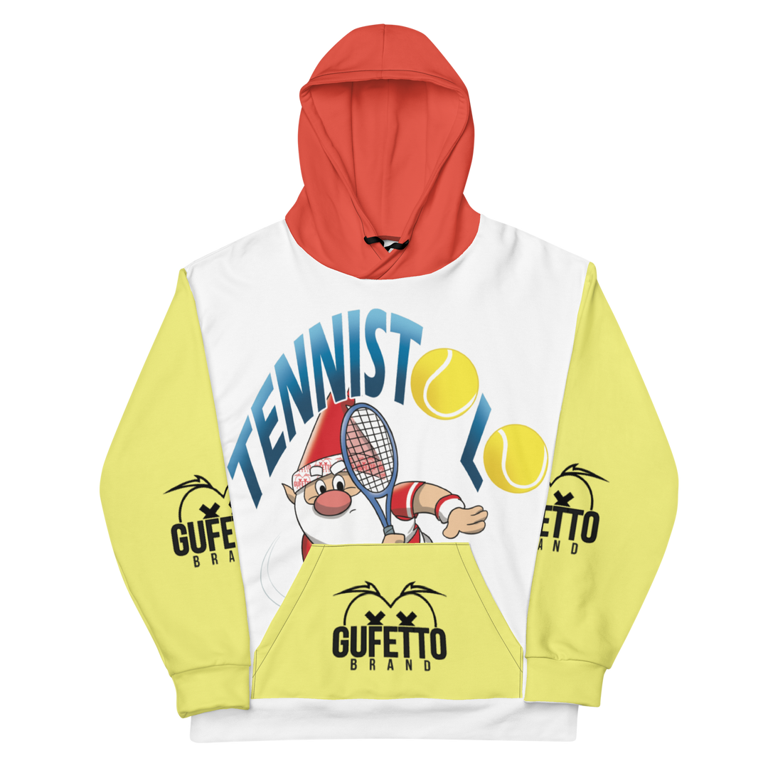 Felpa con cappuccio Uomo/Donna Tennistolo - Gufetto Brand 