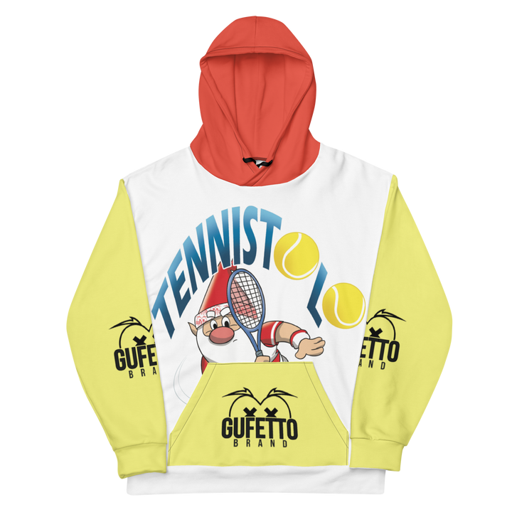 Felpa con cappuccio Uomo/Donna Tennistolo - Gufetto Brand 