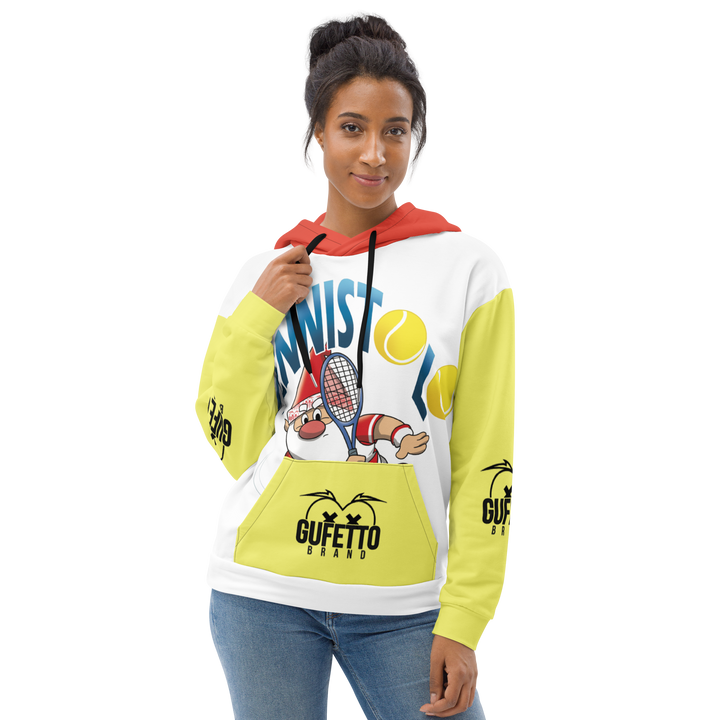 Felpa con cappuccio Uomo/Donna Tennistolo - Gufetto Brand 