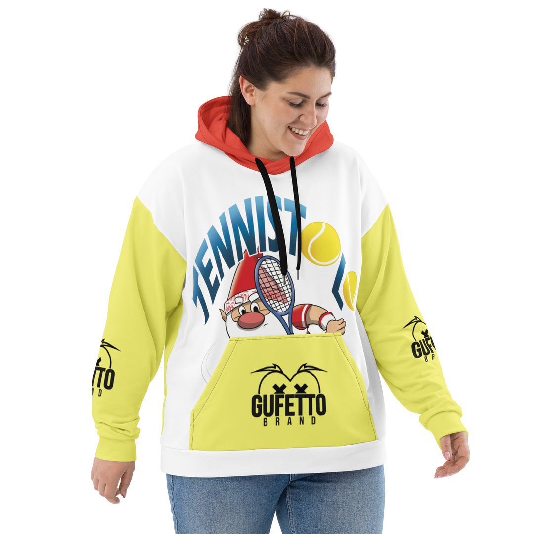 Felpa con cappuccio Uomo/Donna Tennistolo - Gufetto Brand 