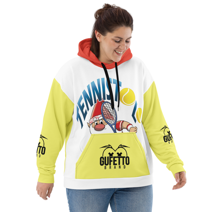 Felpa con cappuccio Uomo/Donna Tennistolo - Gufetto Brand 