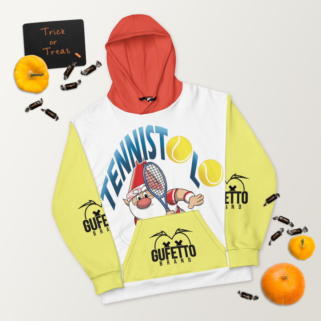 Felpa con cappuccio Uomo/Donna Tennistolo - Gufetto Brand 