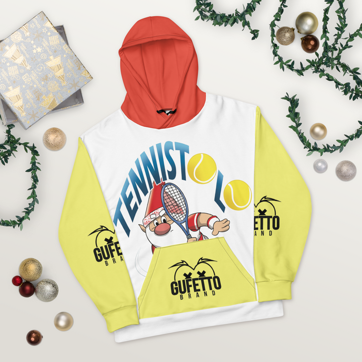 Felpa con cappuccio Uomo/Donna Tennistolo - Gufetto Brand 