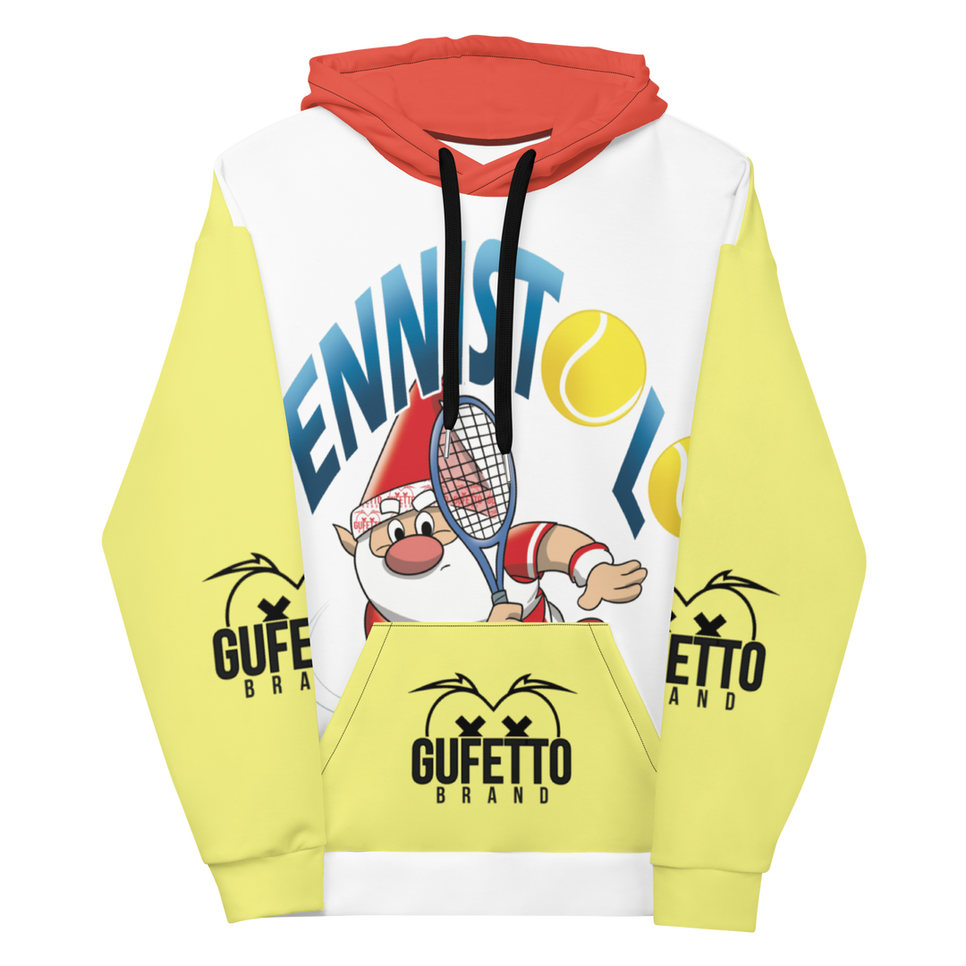 Felpa con cappuccio Uomo/Donna Tennistolo - Gufetto Brand 