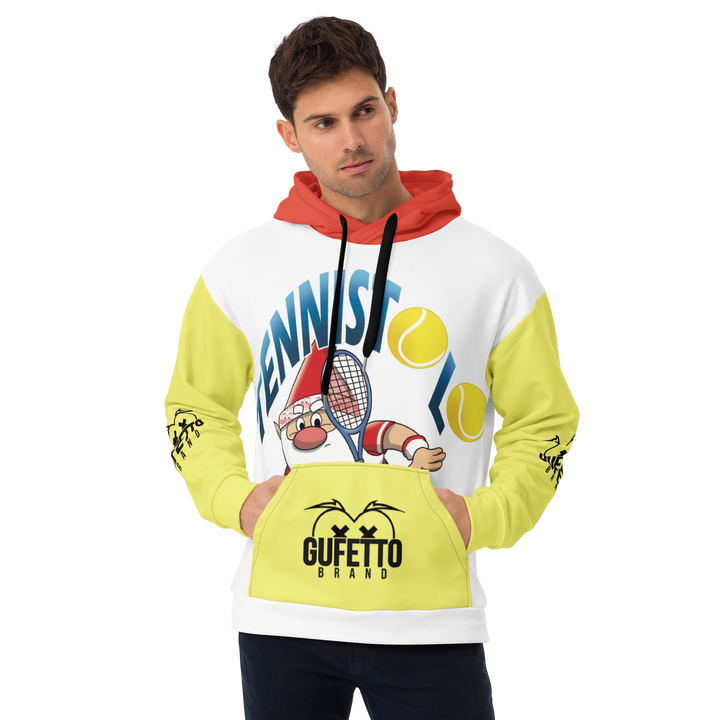Felpa con cappuccio Uomo/Donna Tennistolo - Gufetto Brand 