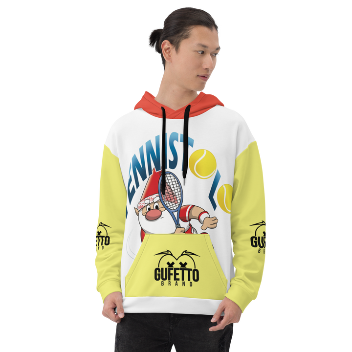 Felpa con cappuccio Uomo/Donna Tennistolo - Gufetto Brand 